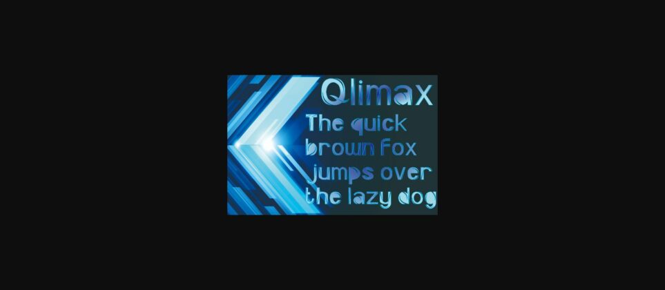 Qlimax Font Poster 5