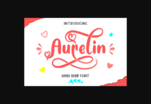 Aurelin Font Poster 1