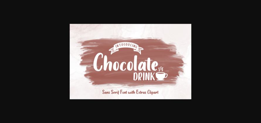 Chocolate Drink Font Poster 3