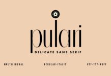 Pulari Font Poster 1