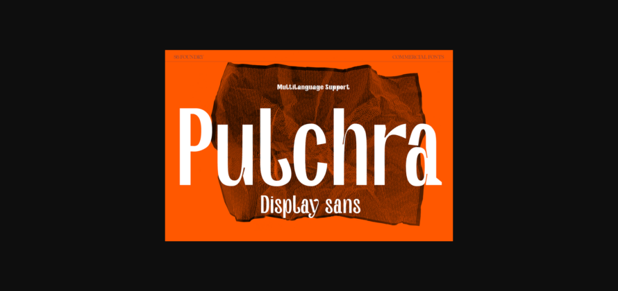 Pulchra Font Poster 3