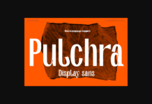 Pulchra Font Poster 1