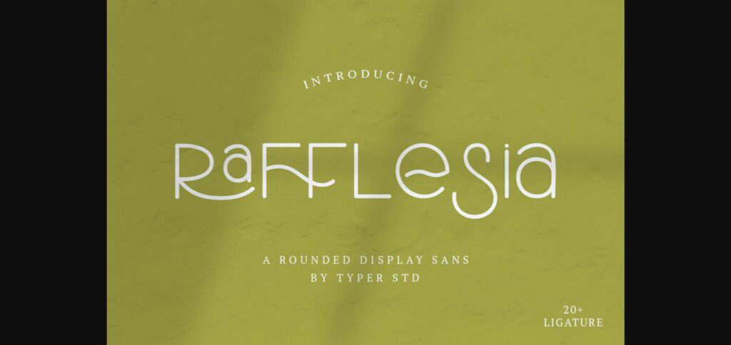 Rafflesia Font Poster 1