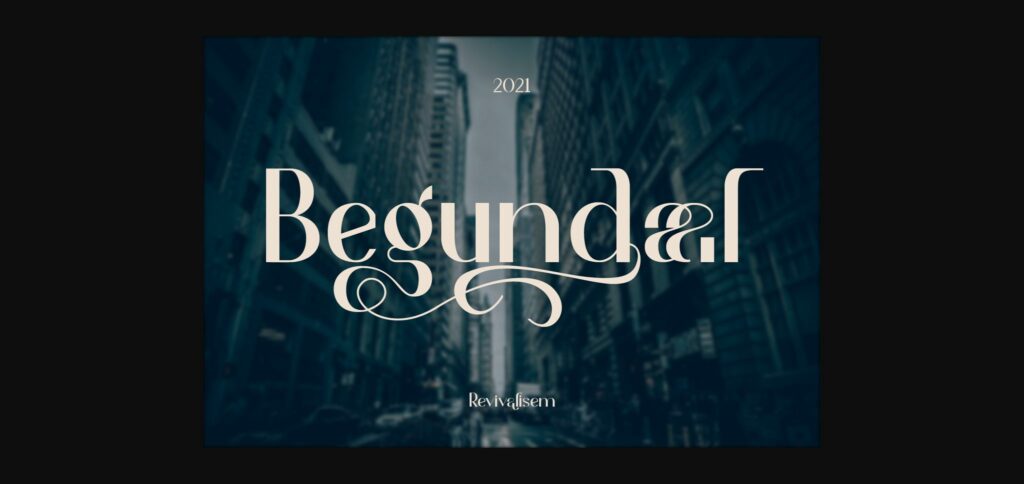 Revivalisem Font Poster 9