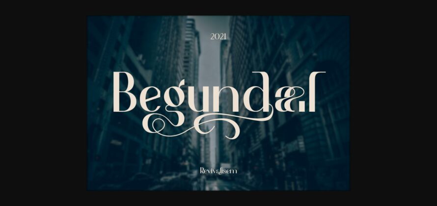 Revivalisem Font Poster 9