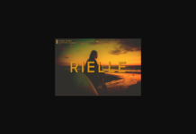 Rielle Font Rielle Font Poster 1