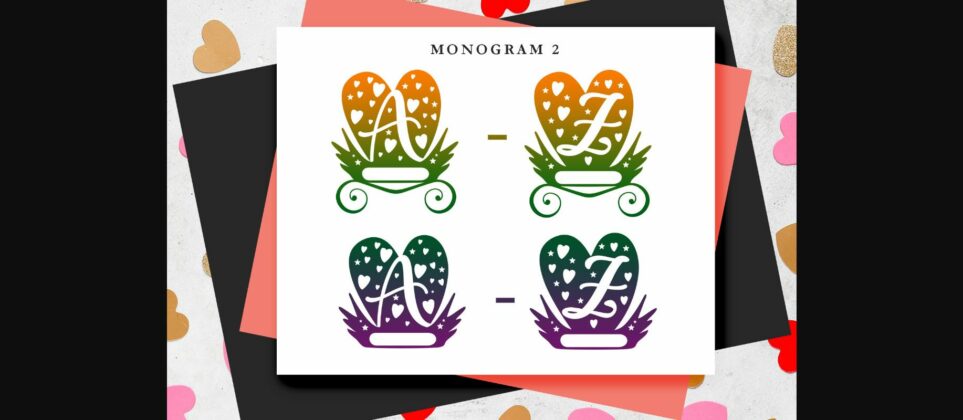 Rihana Monogram Font Poster 9