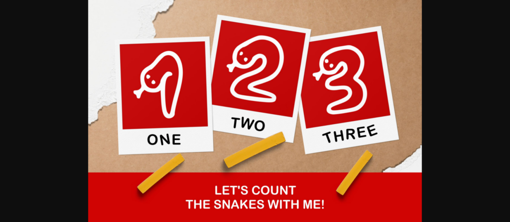 Snaky Snake Font Poster 4