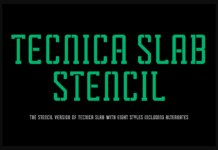 Tecnica Slab Stencil Family Poster 1