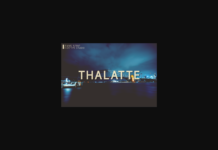 Thalatte Font Poster 1