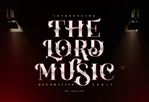 The Lord Music Font Poster 1