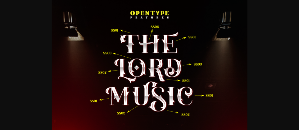 The Lord Music Font Poster 8