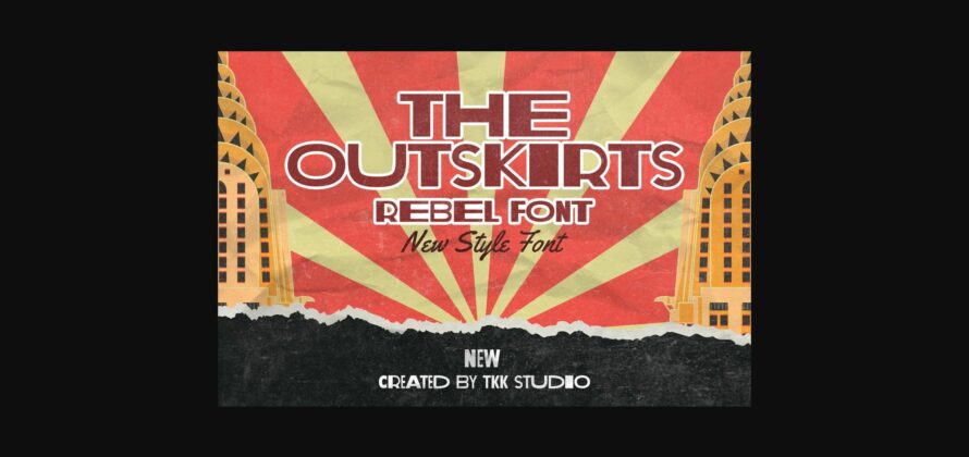 The Outskirts Font Poster 3