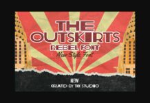 The Outskirts Font Poster 1