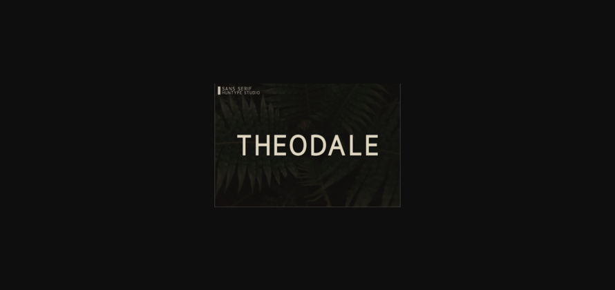 Theodale Font Poster 3