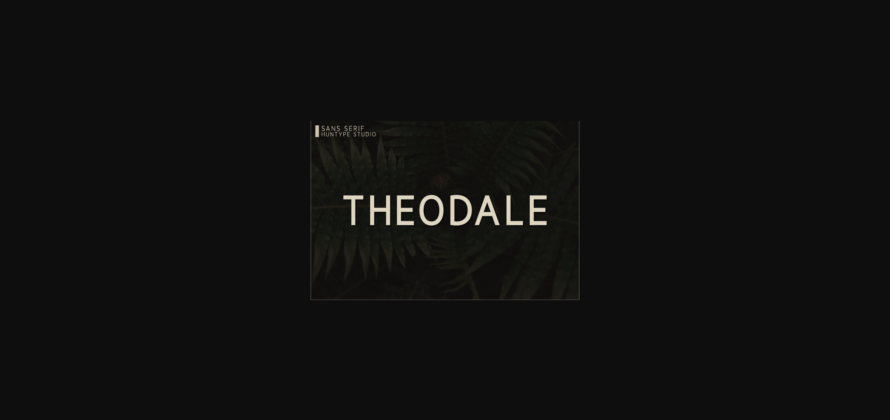 Theodale Font Poster 1