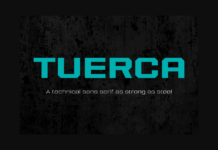 Tuerca Family Font Poster 1