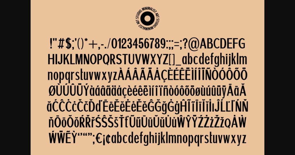 Unubap Font Poster 10