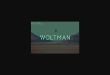 Woltman Font Poster 1