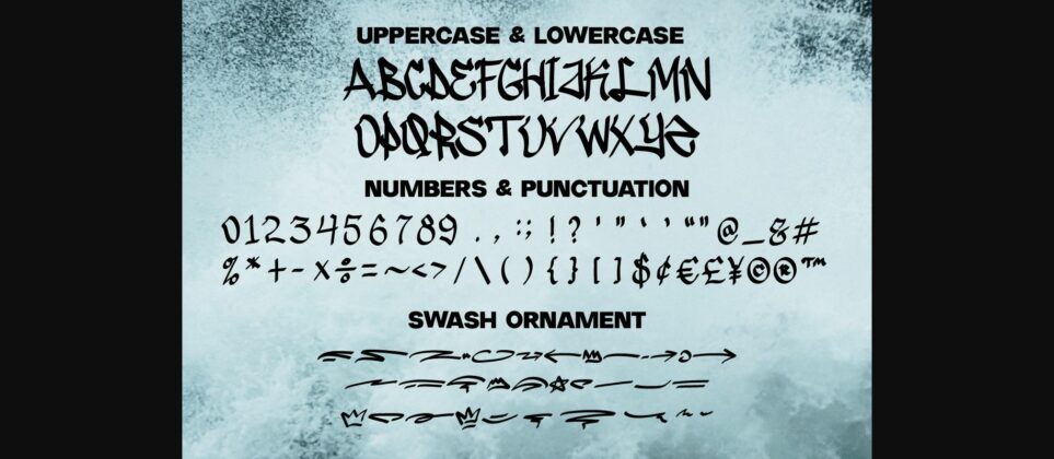 Airosol Spray Graffiti Font Poster 7