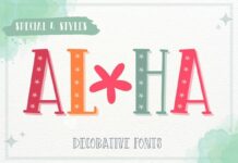 Aloha Font Poster 1