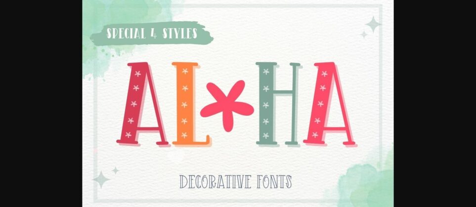 Aloha Font Poster 1