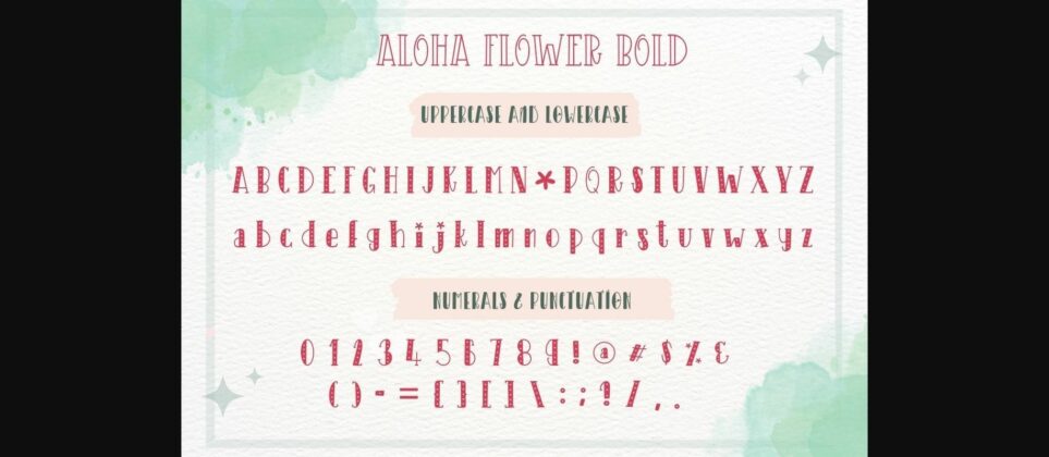 Aloha Font Poster 9