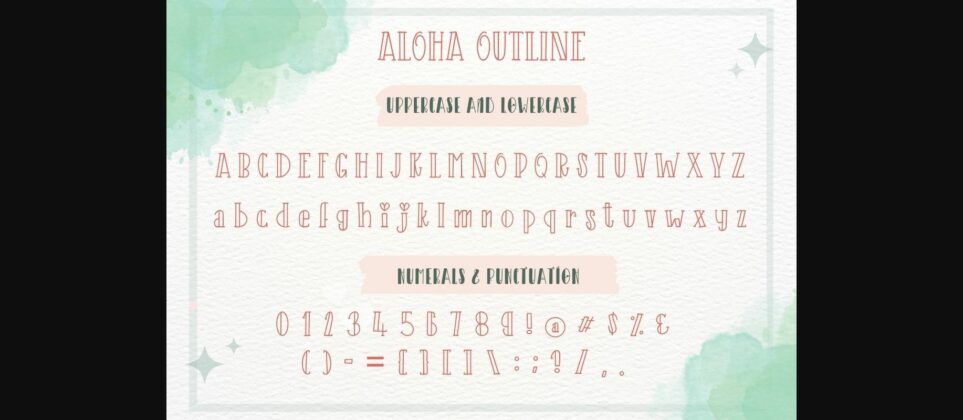 Aloha Font Poster 10