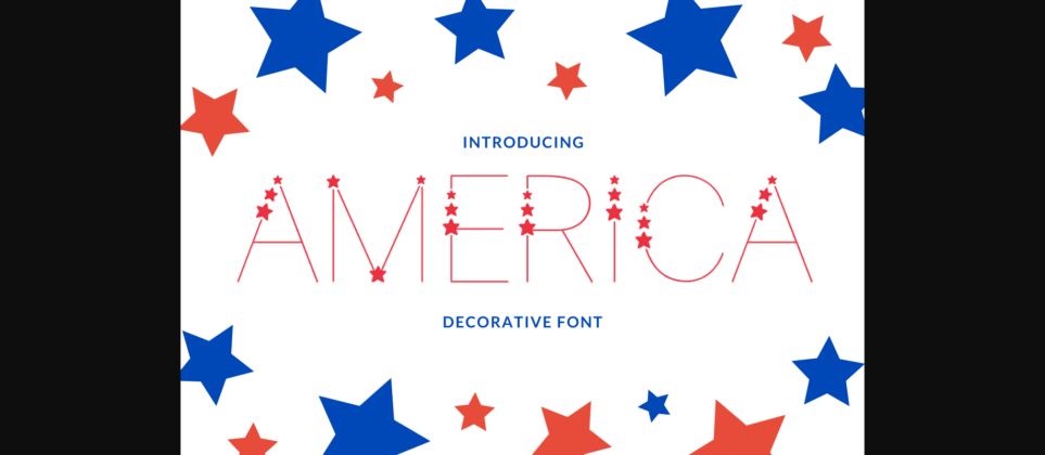 America Font Poster 3