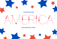 America Font Poster 1