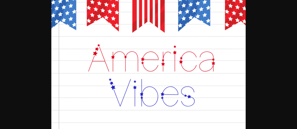 America Font Poster 4