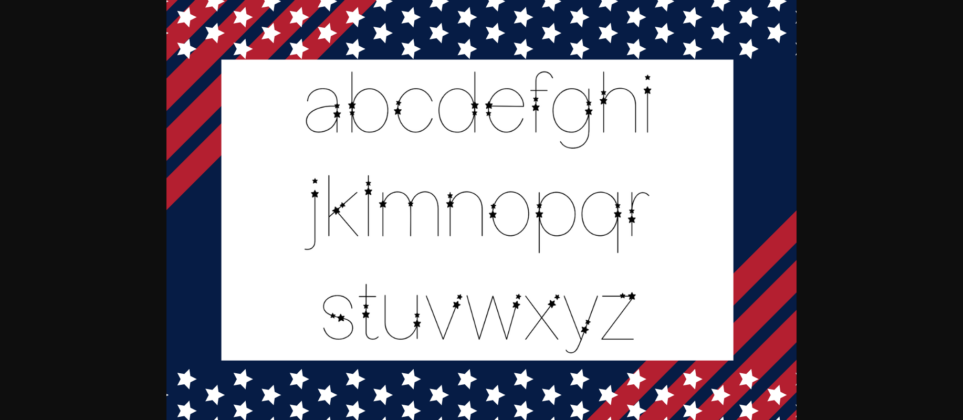 America Font Poster 7