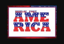 America Font Poster 1