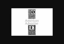 American Advertise Pack Font American Advertise Pack Font Poster 1