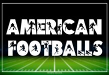 American Footballs Font Poster 1