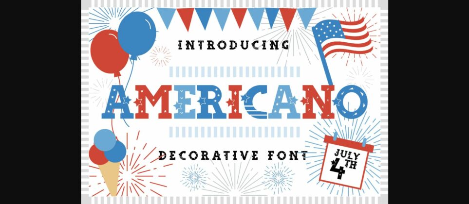 Americano Font Poster 3