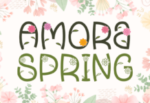 Amora Spring Font Poster 1