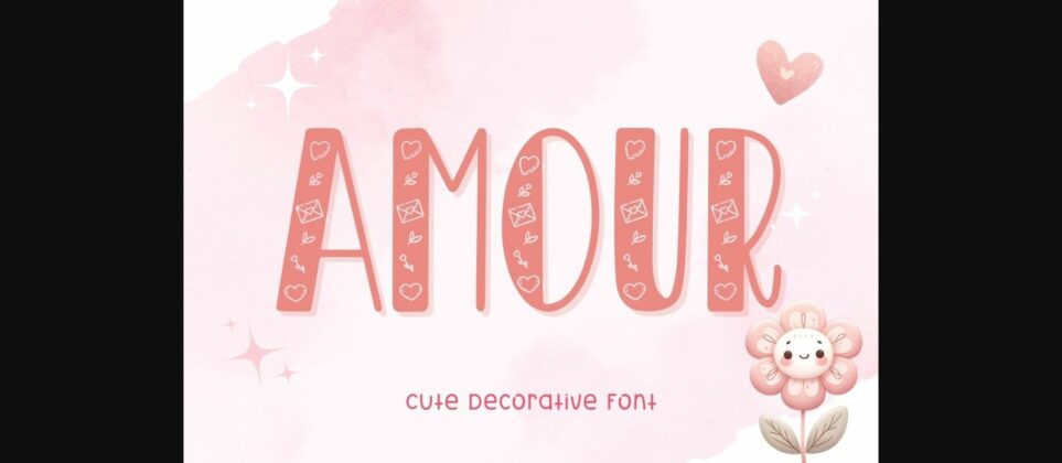 Amour Font Poster 3