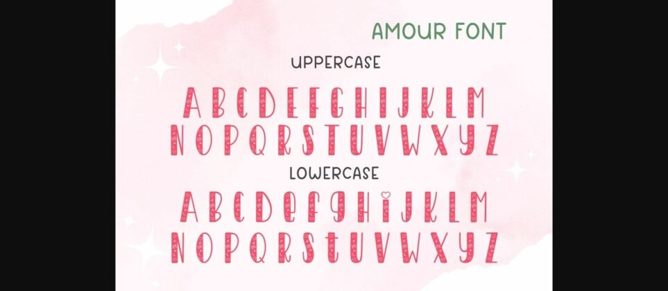 Amour Font Poster 9