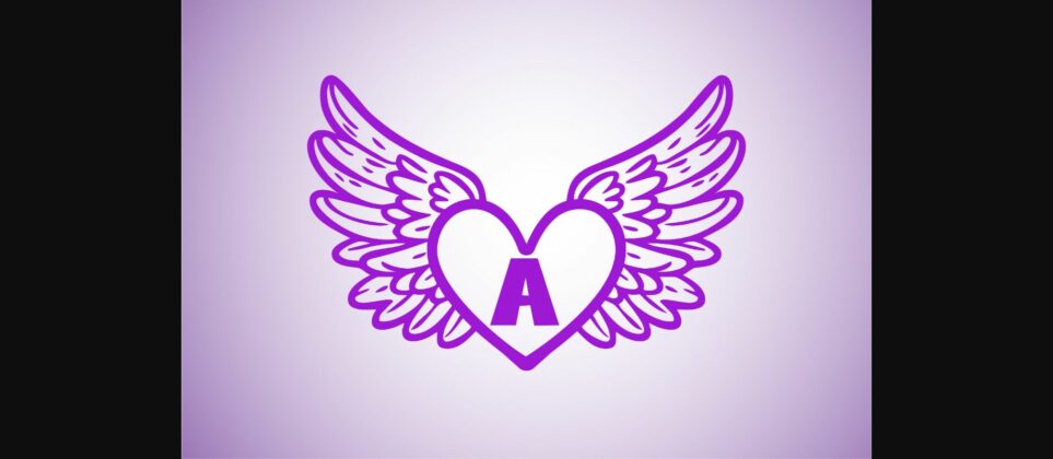 Angel Wings Font Poster 4