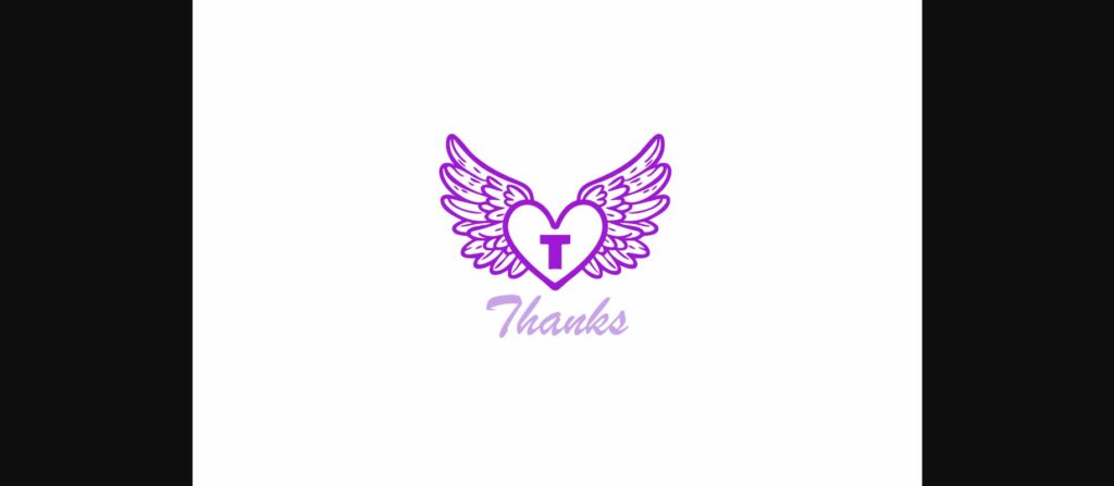 Angel Wings Font Poster 10