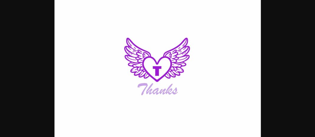 Angel Wings Font Poster 10
