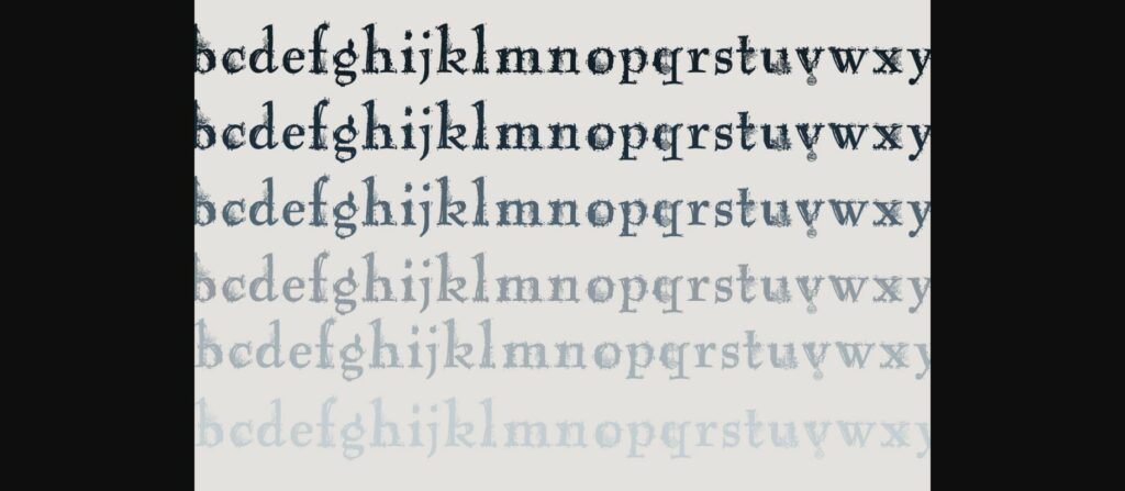 Antique Christmas Font Poster 6
