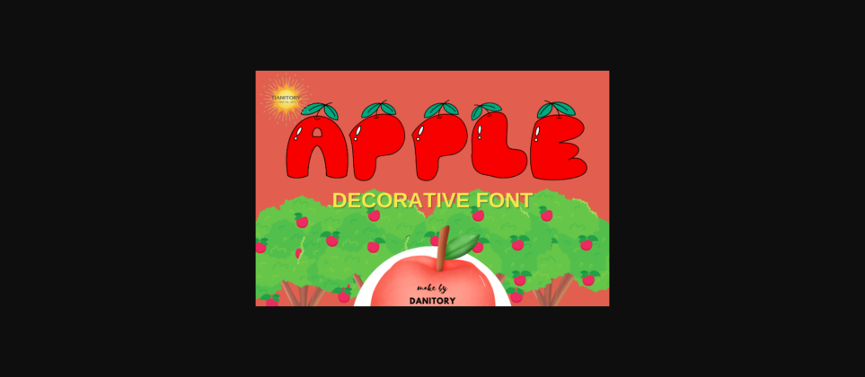 Apple Font Poster 3