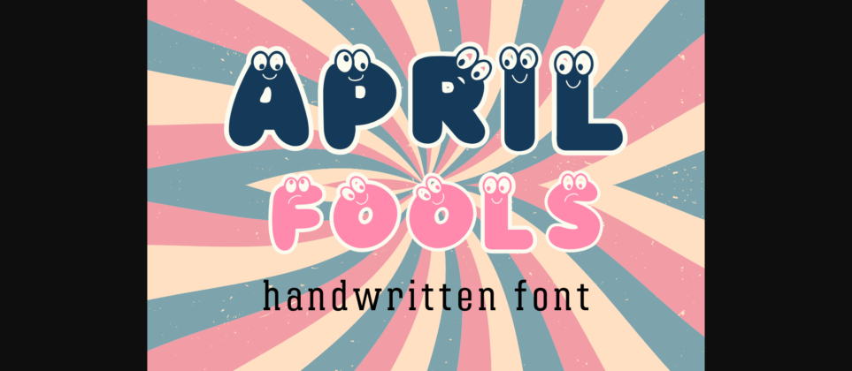 April Fools Font Poster 3