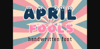 April Fools Font Poster 1