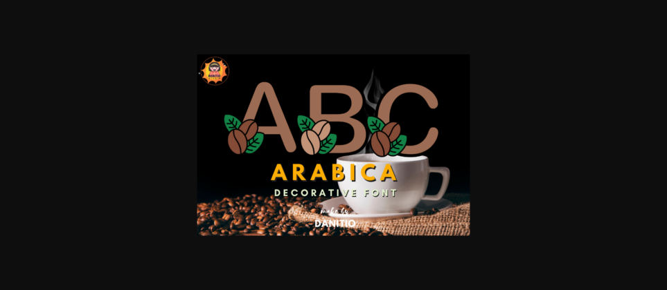 Arabica Font Poster 3