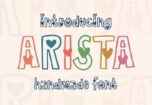 Arista Font Poster 1