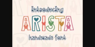 Arista Font Poster 1