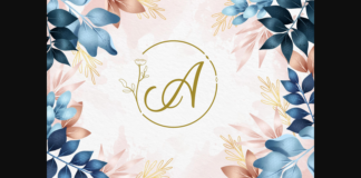 Ariuna Monogram Font Poster 1